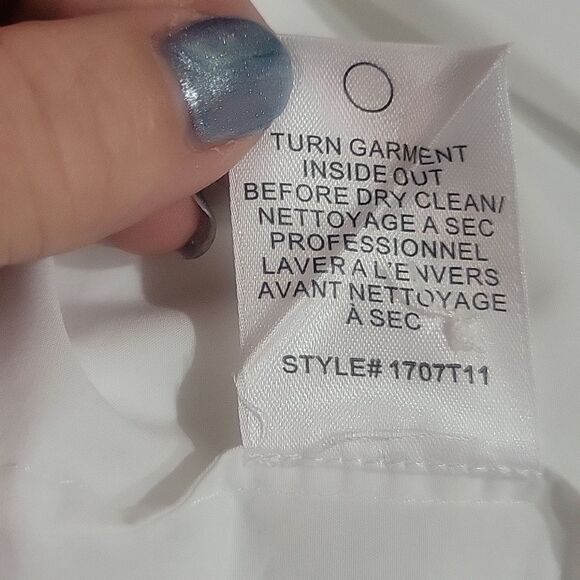 Robert Rodriguez 100% Cotton Button Down Long Sleeve Shirt Tie Sleeve Size 0 - Picture 5 of 5